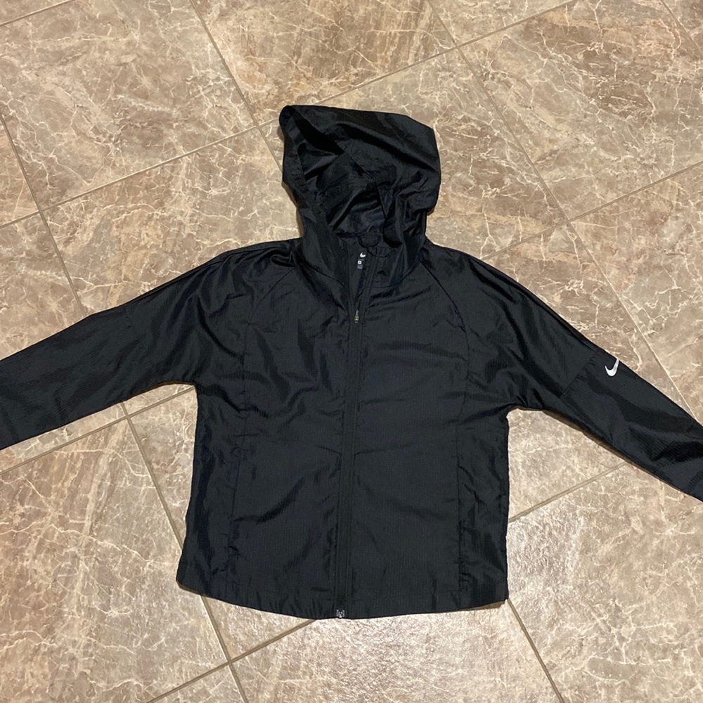 Womens nike black windbreaker, size small